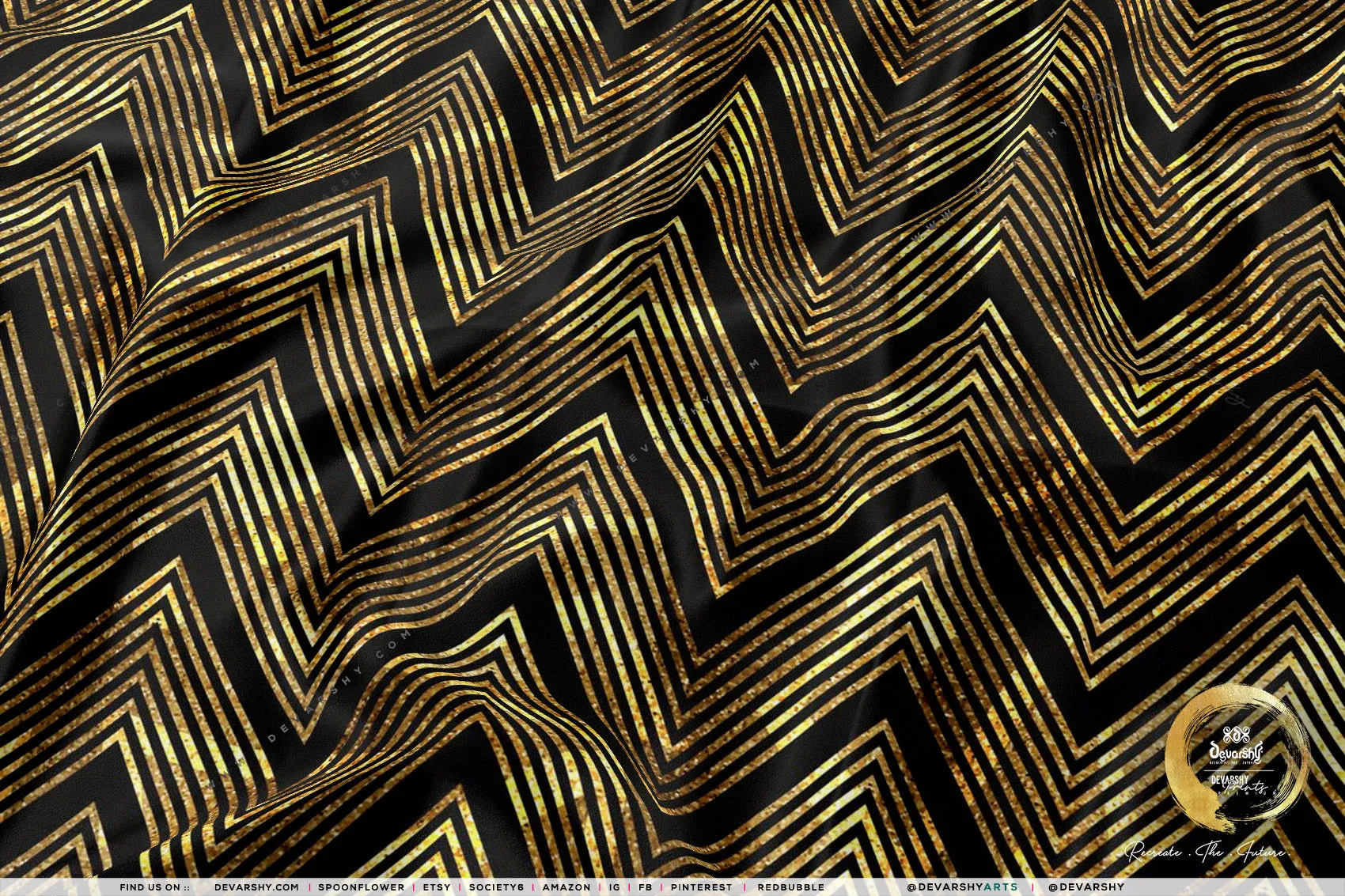 Abstract Apparel Fabric 3Meters  9 Designs on 8 Fabric Options Fabric By the Yard | D20257