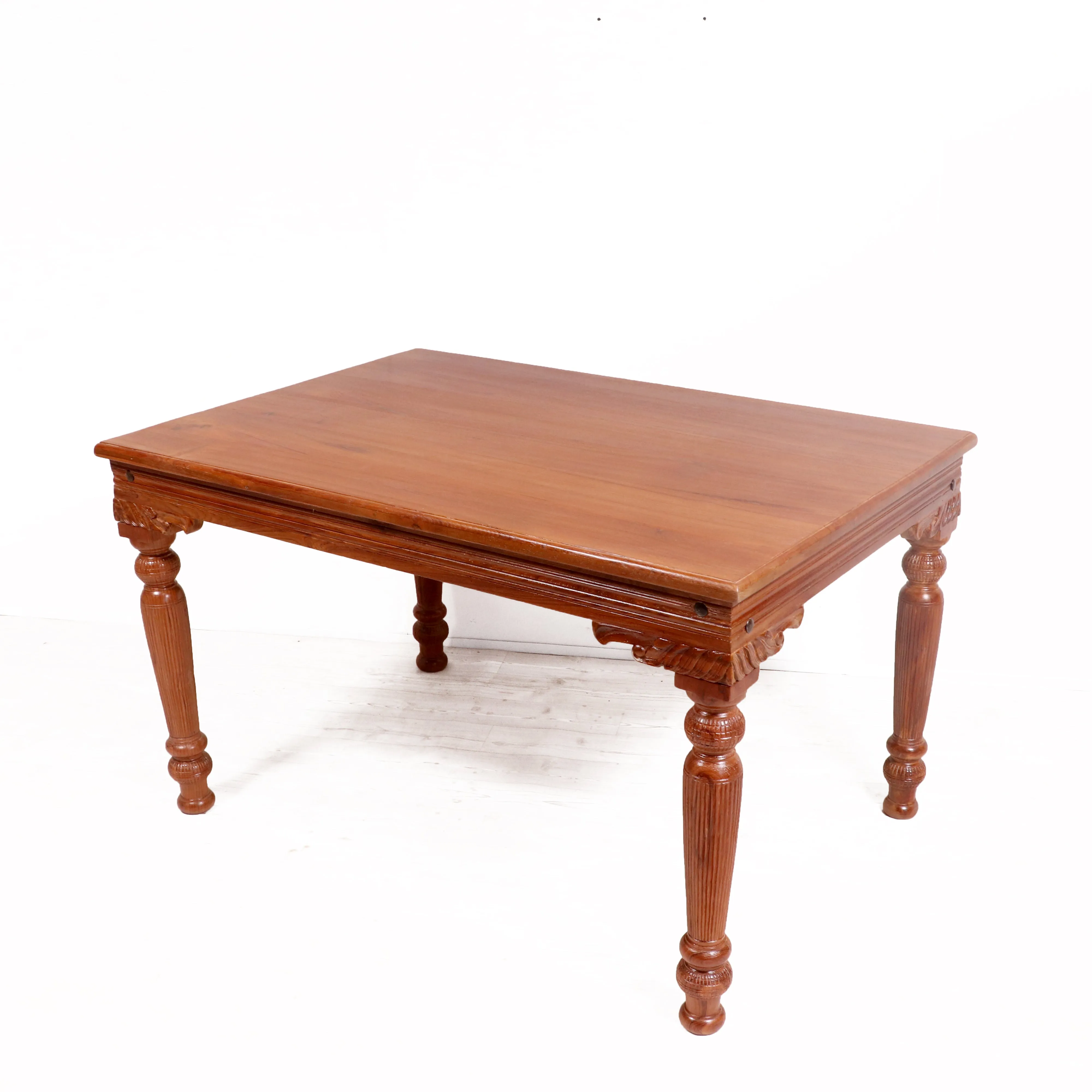 Beautifully carved solid teak wood Dining Table