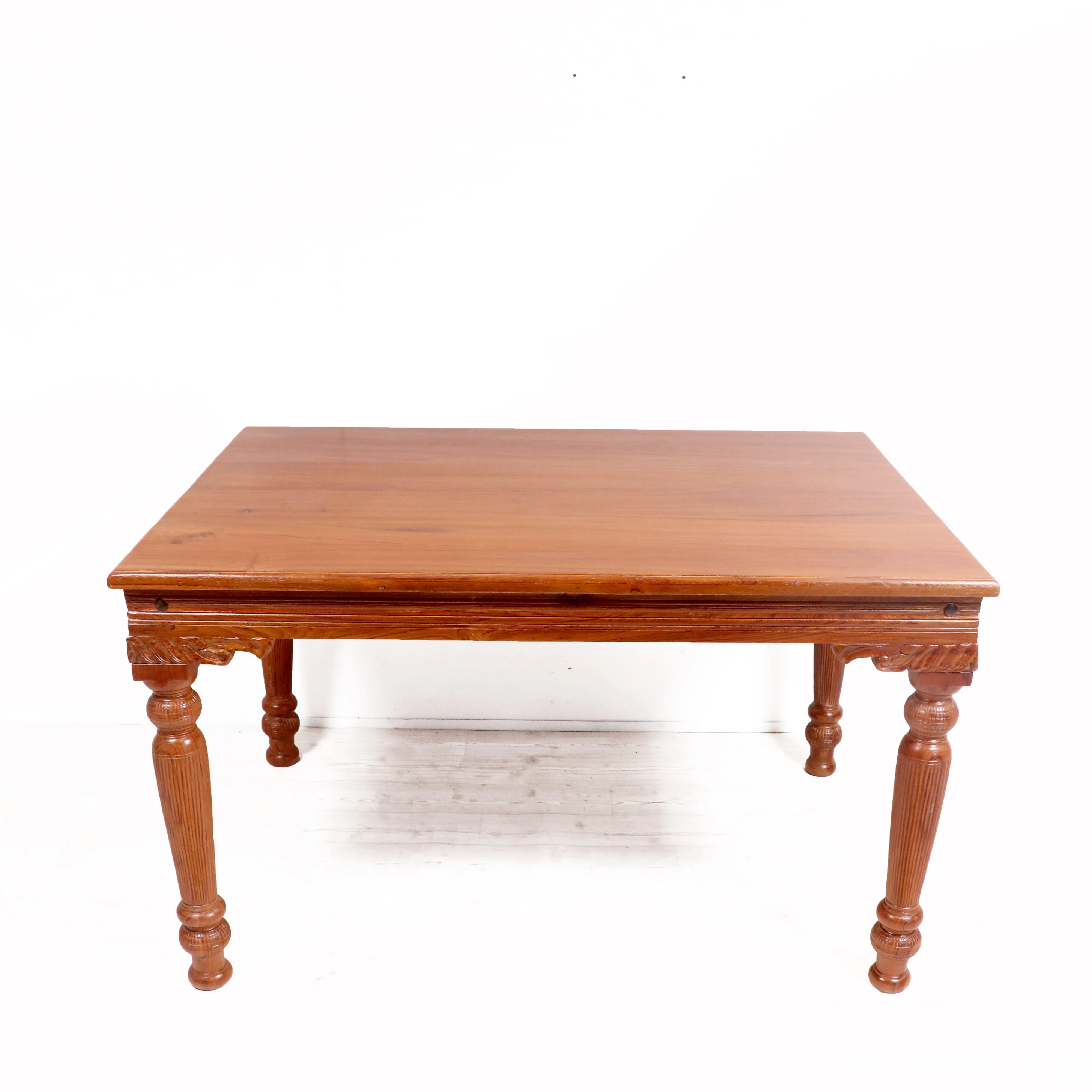 Beautifully carved solid teak wood Dining Table