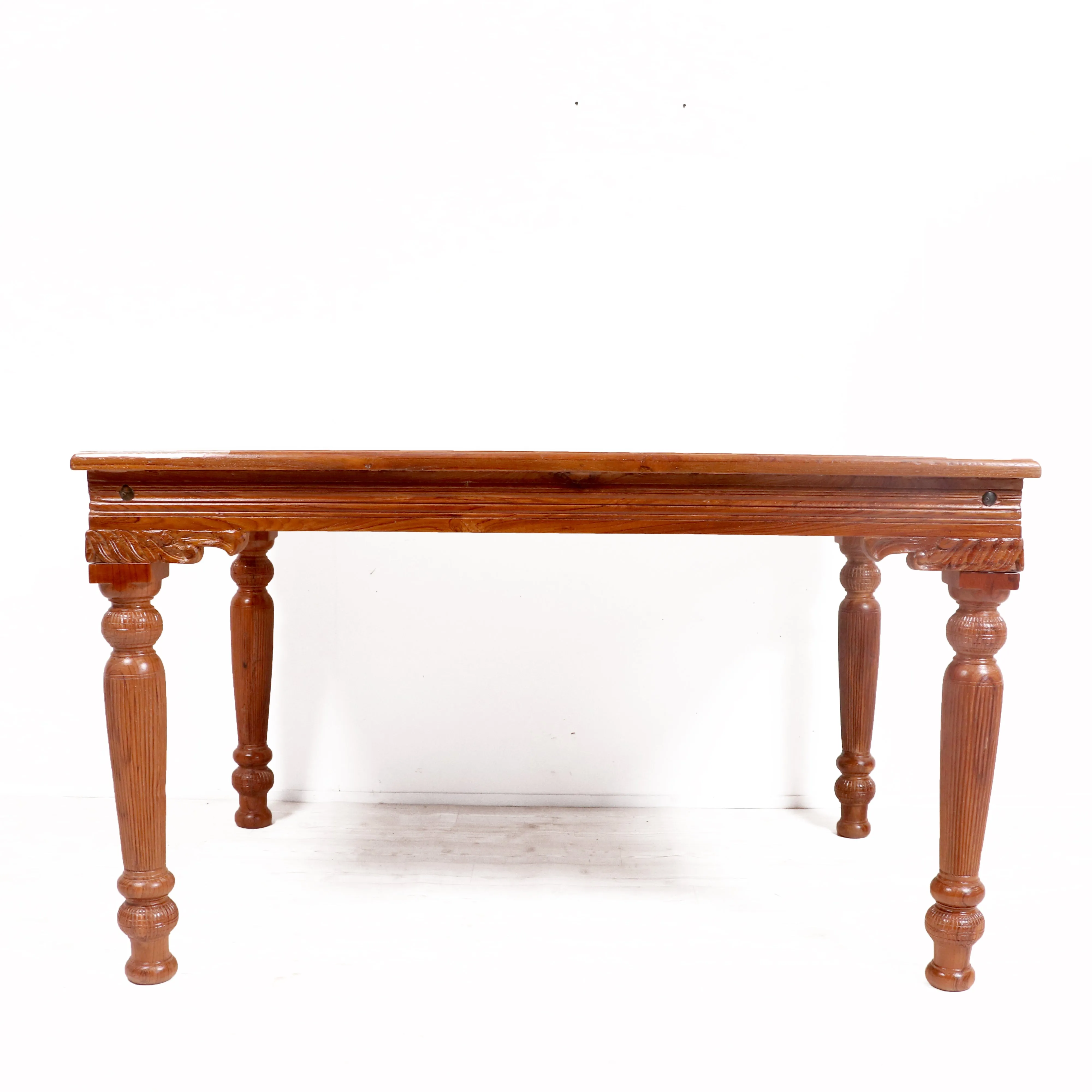 Beautifully carved solid teak wood Dining Table