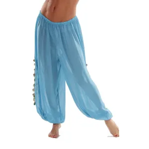 Bellydancer Chiffon Harem Pants with Side Slits | MAIDEN DANCE