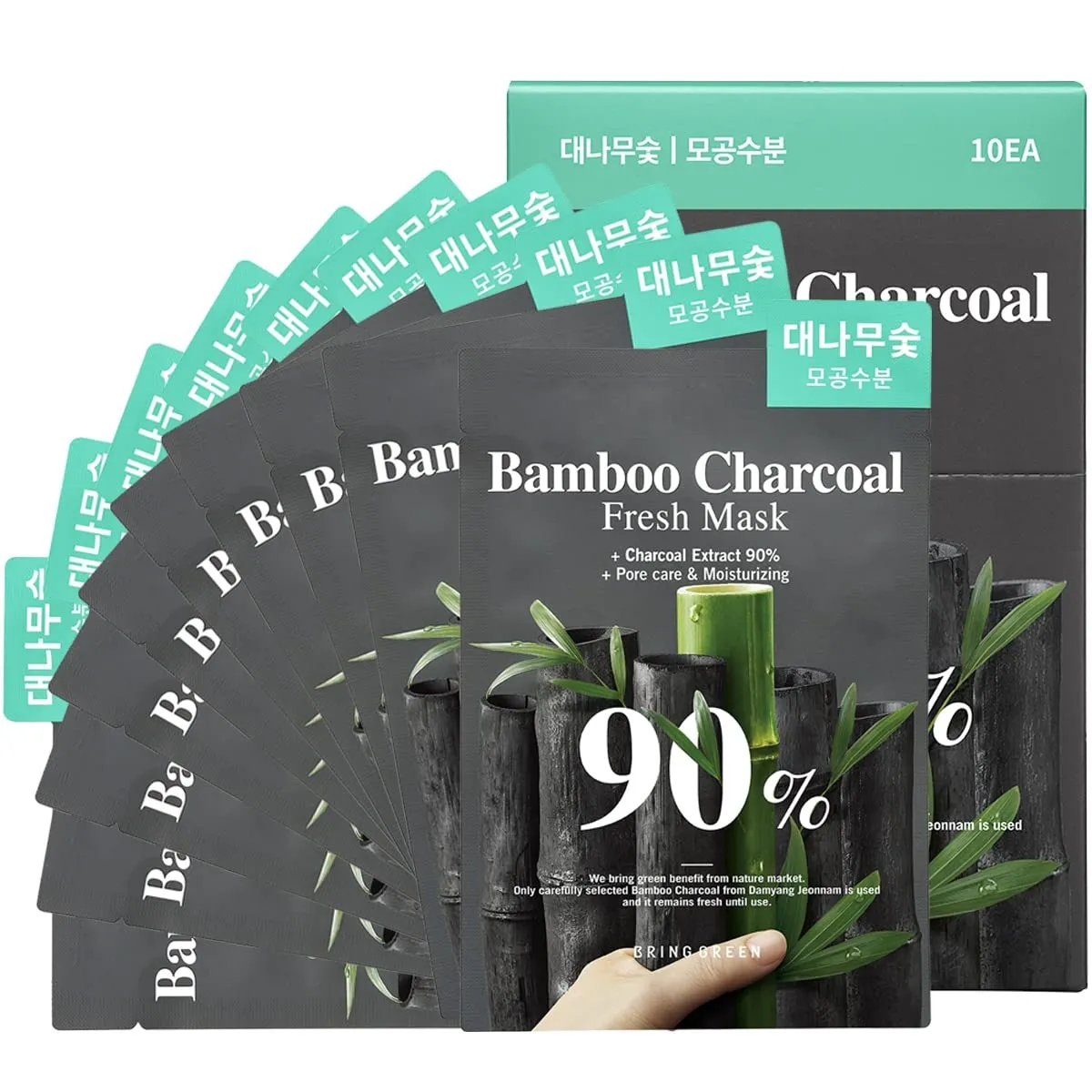 Bring Green Bamboo Charcoal 90% Fresh Mask