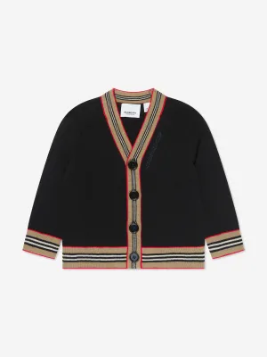 Burberry Baby Boys Graham Cardigan in Black