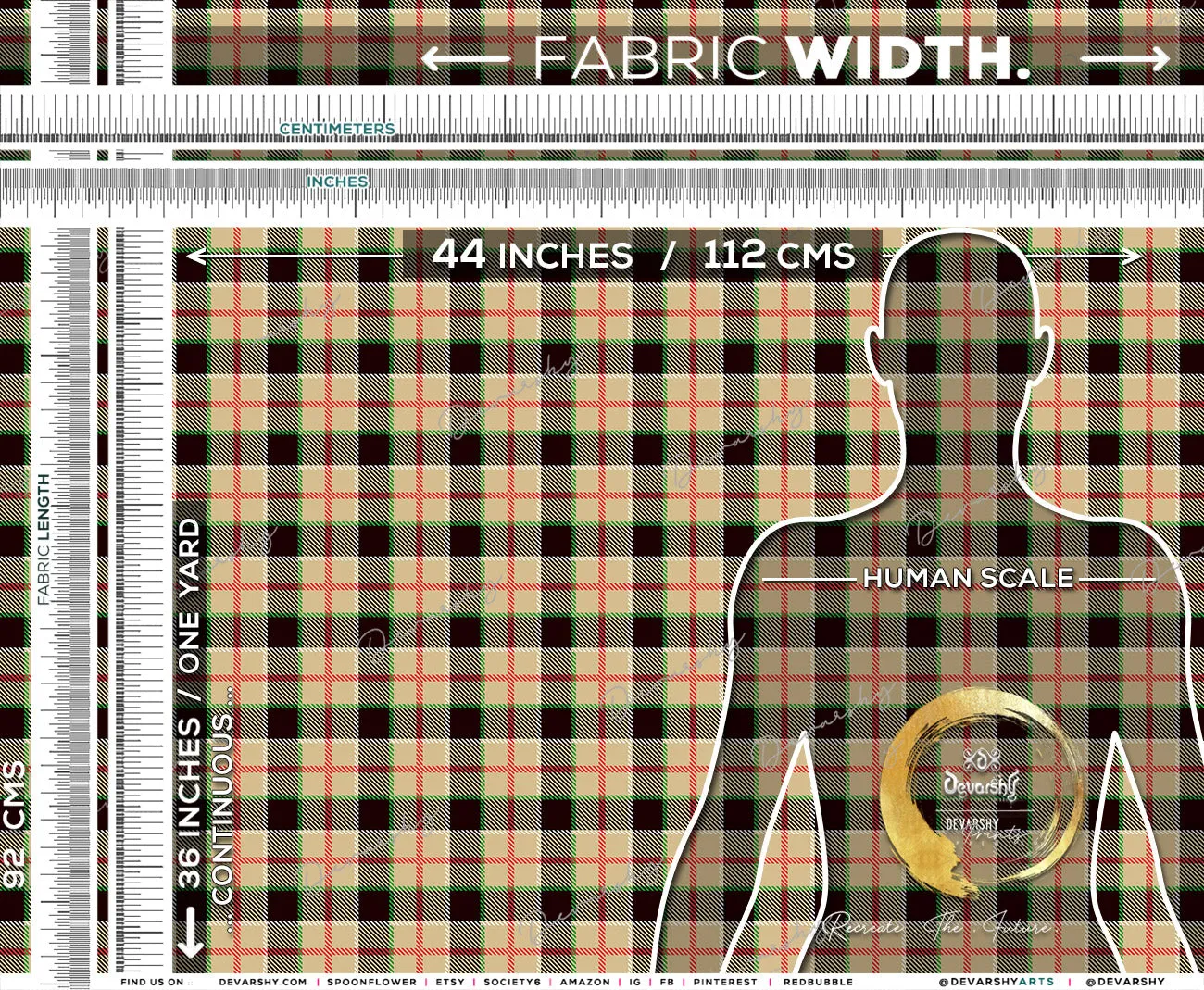 Burberry Checks Apparel Fabric 3Meters , 6 Designs | 8 Fabrics Option | Plaid Fabric By the Yard | 036