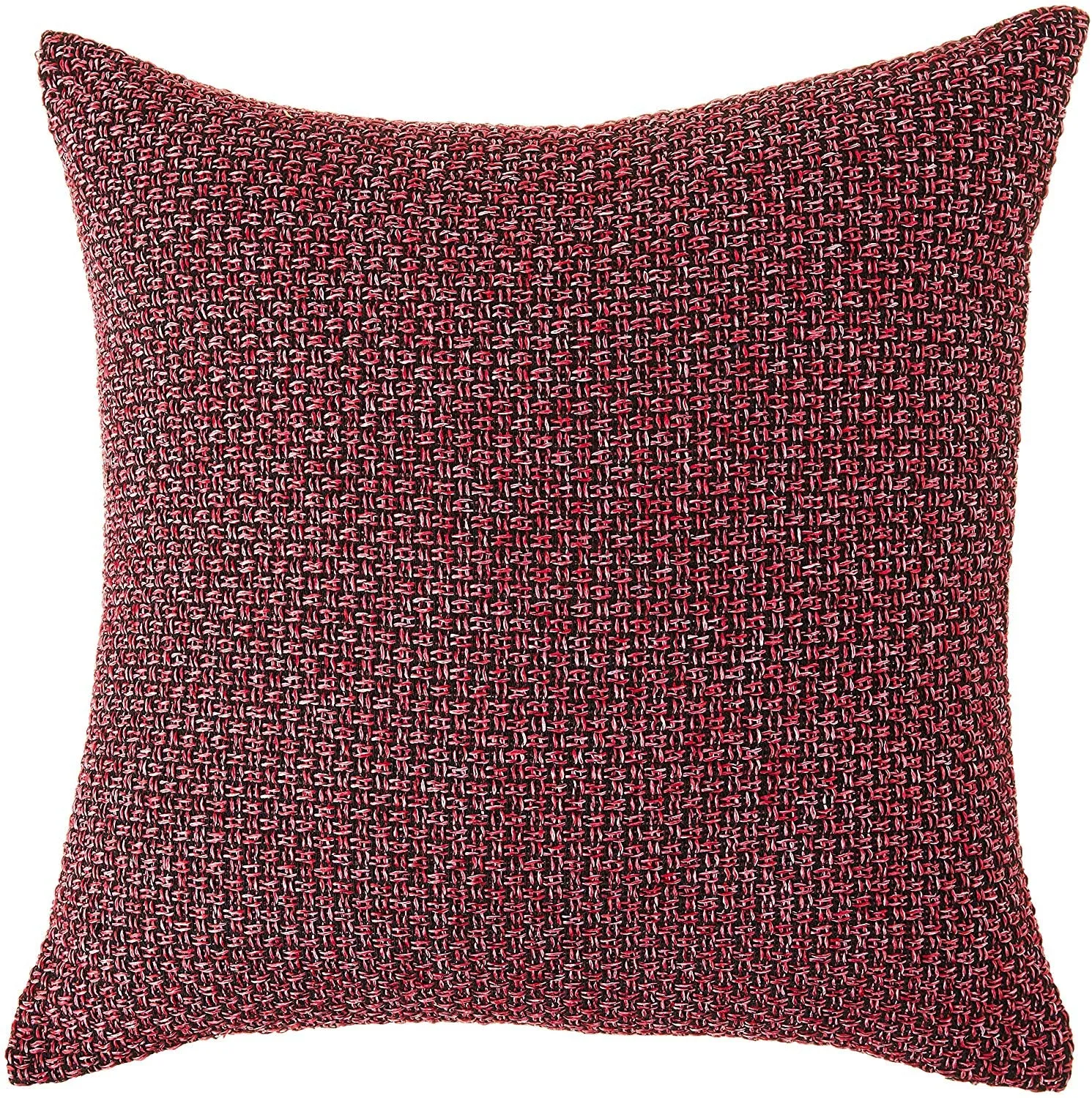 Chenille Basket Weave Design Decorative Accent Throw Pillow