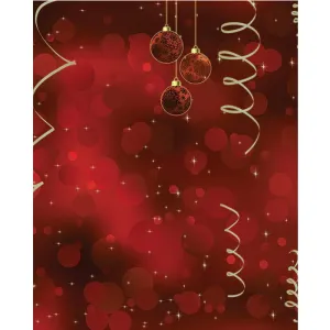 Christmas Ornaments Printed Backdrop