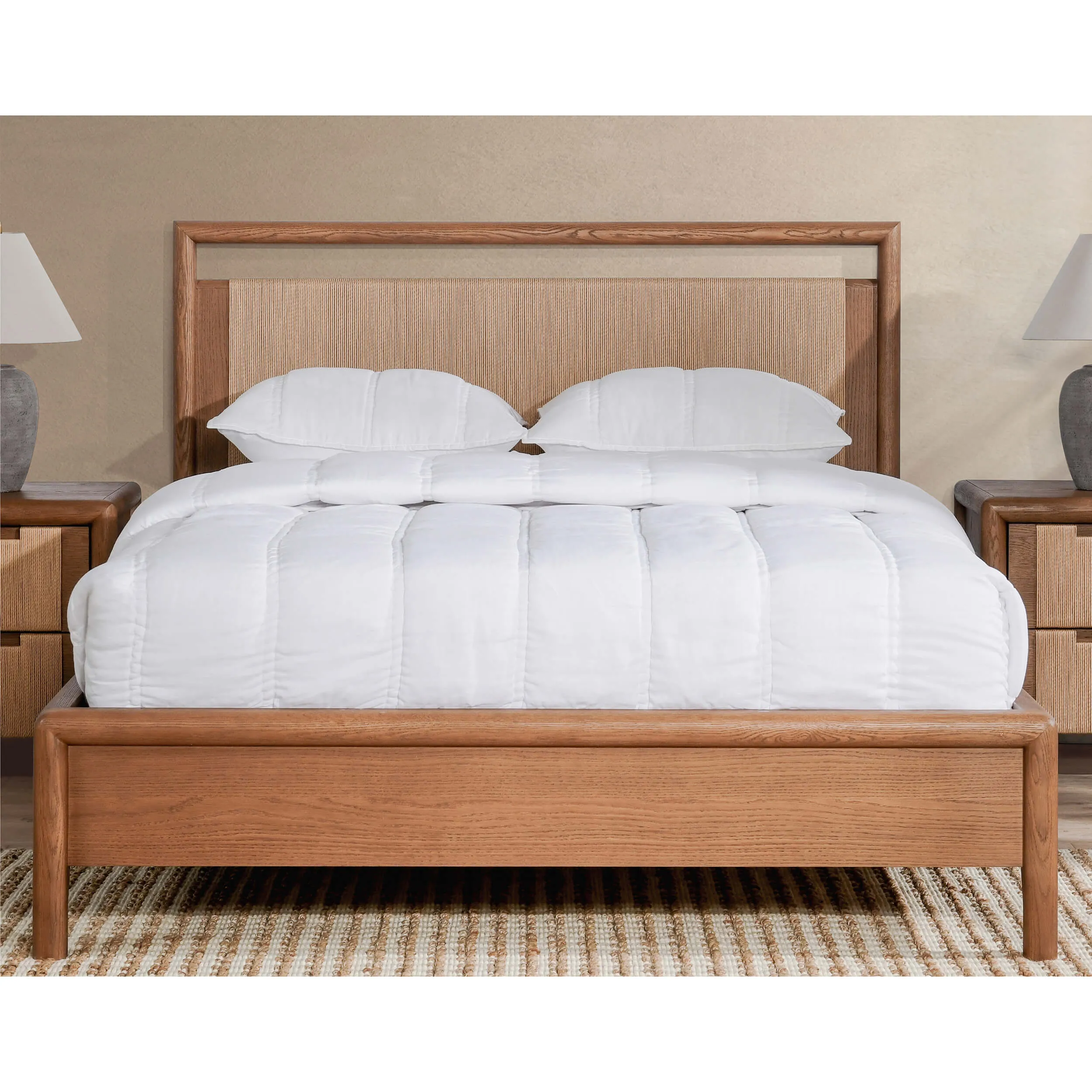 Corda King Bed, Brown