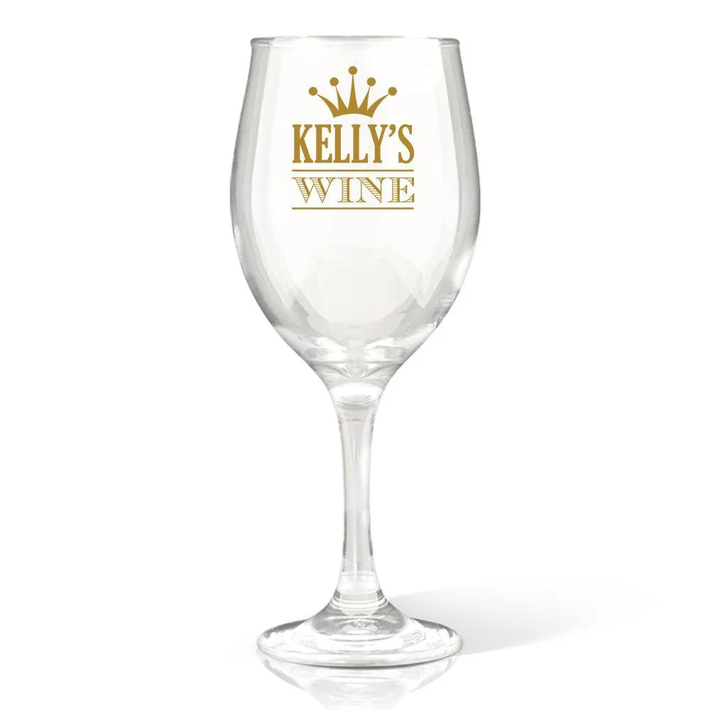 Crown Wine Glass