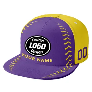 Custom Sport Design Hat Stitched Adjustable Snapback Personalized Baseball Cap PR067B-bd0b00d9-a9