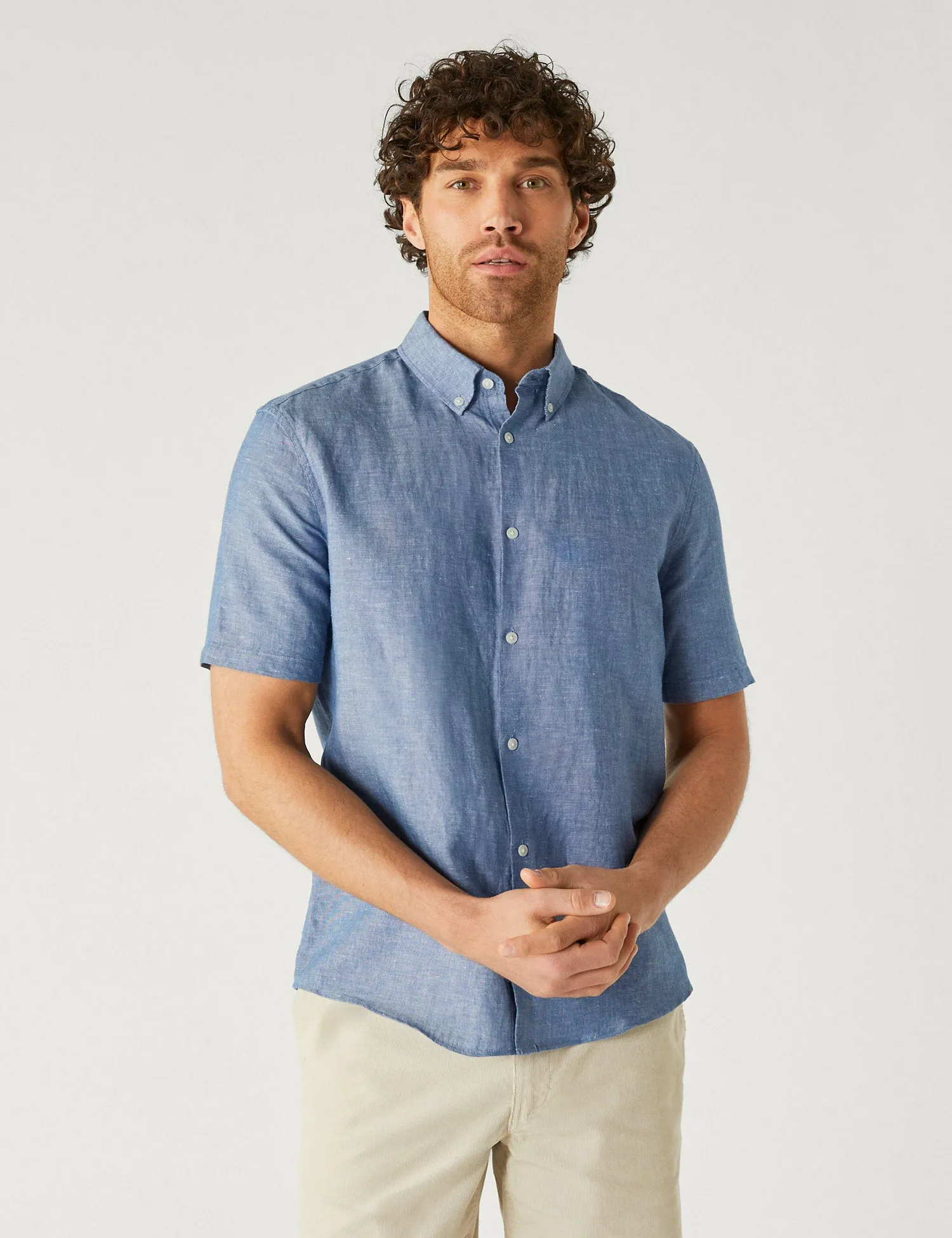 Easy Iron Linen Rich Shirt