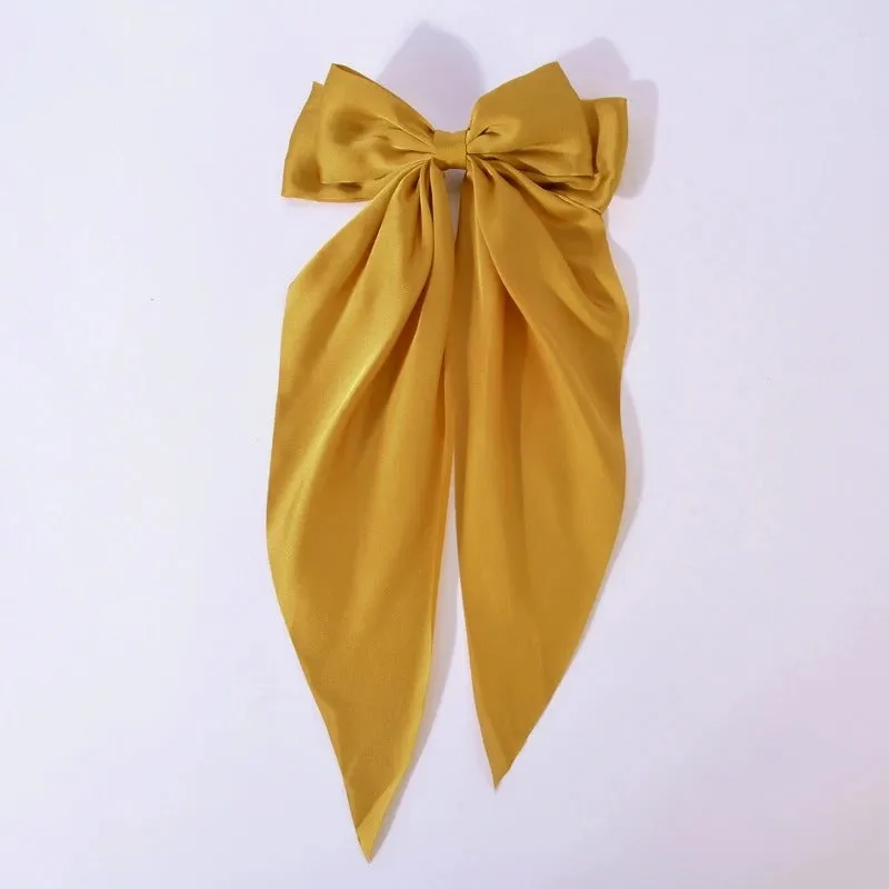 Elegant Big Stain Hair Bow