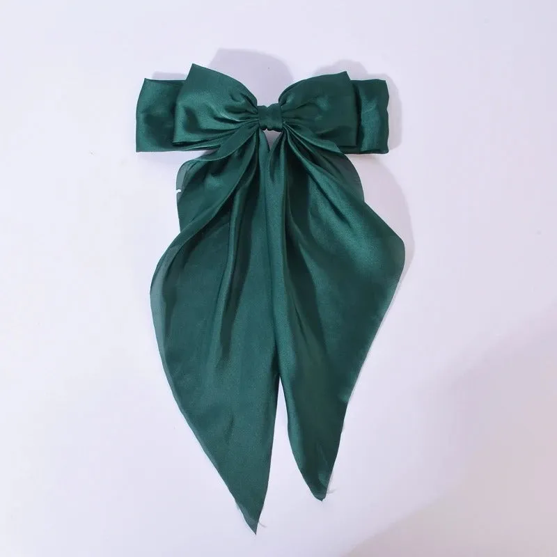 Elegant Big Stain Hair Bow