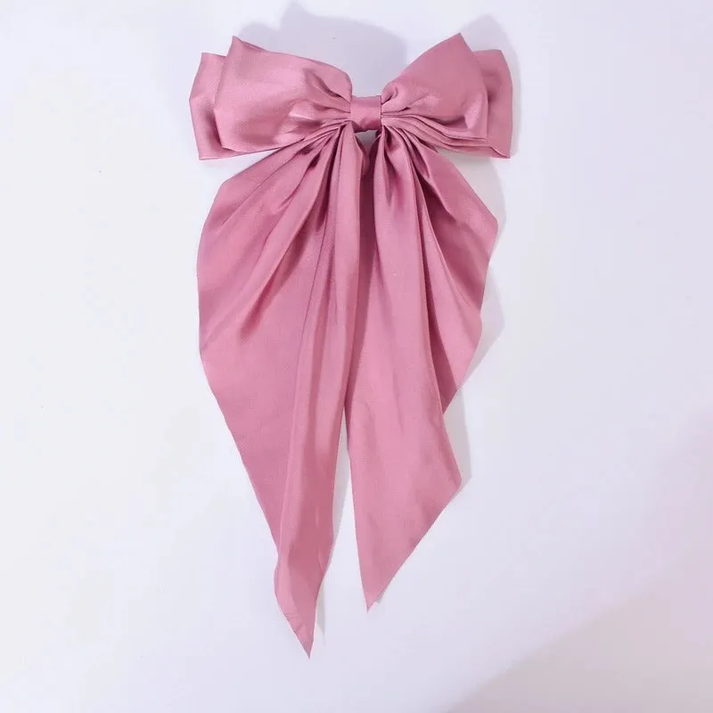 Elegant Big Stain Hair Bow