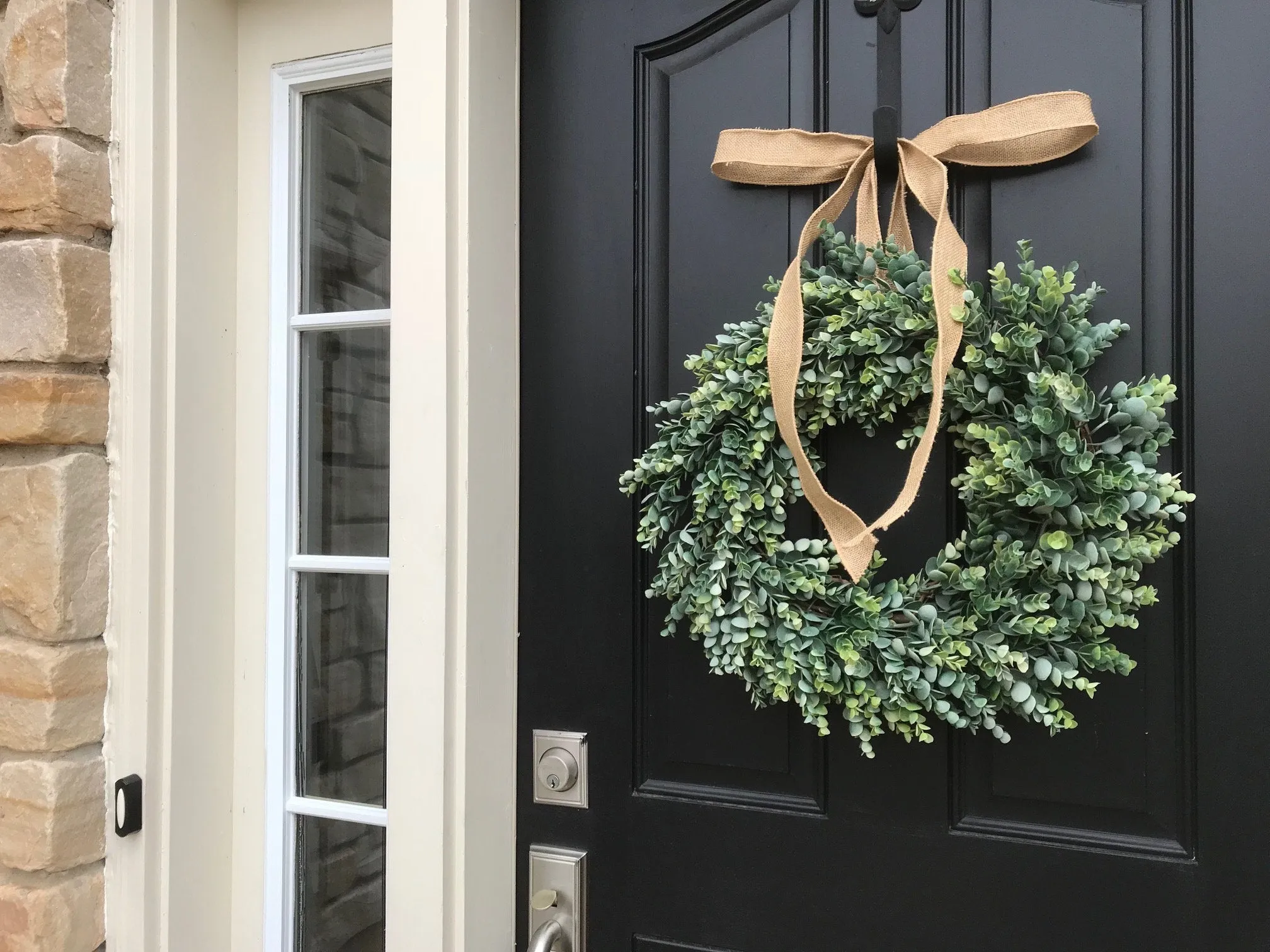 Eucalyptus Wreath with Burlap