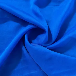 Exclusive Royal Blue Solid Organza Fabric