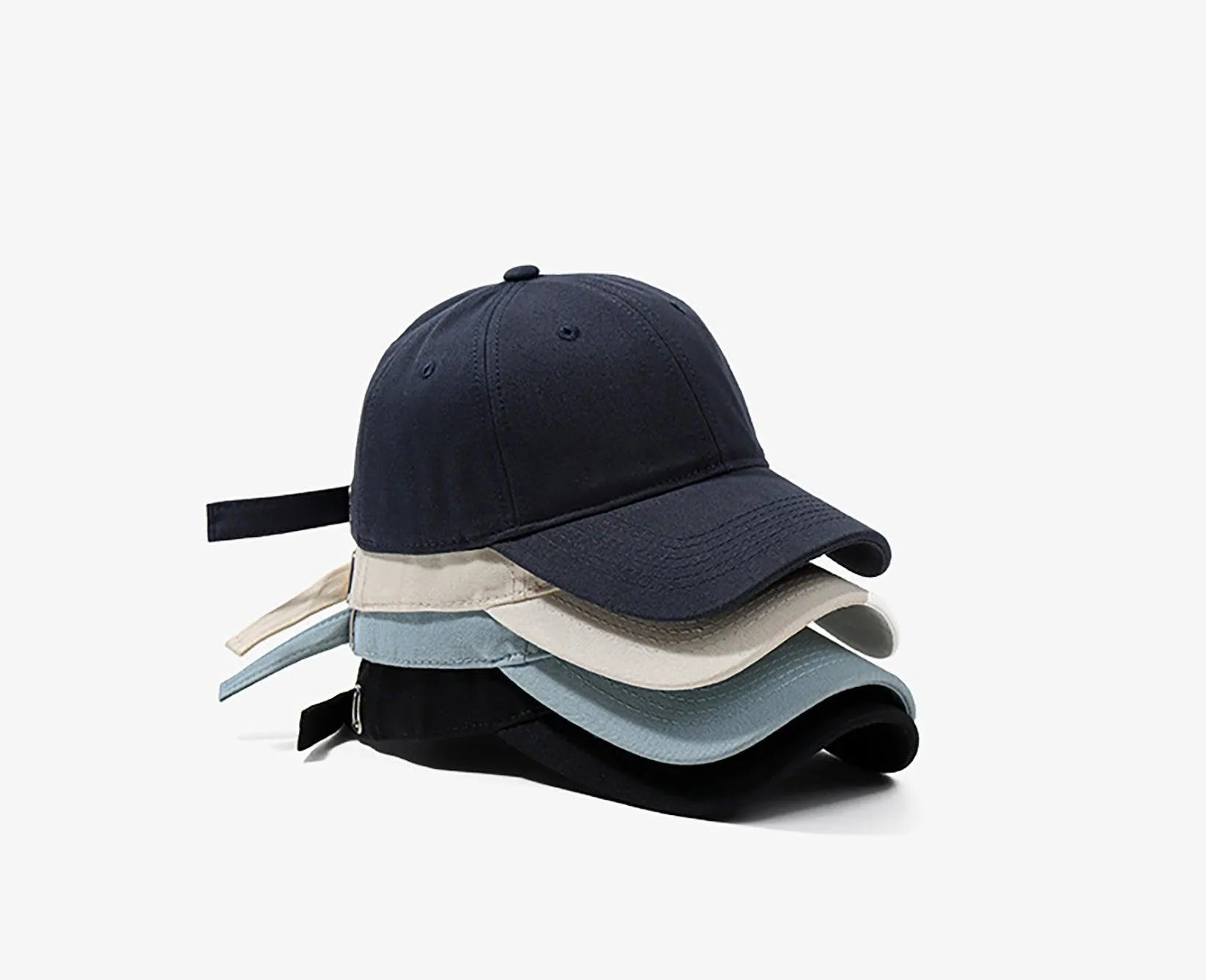 Fabufabu solid color simple baseball cap