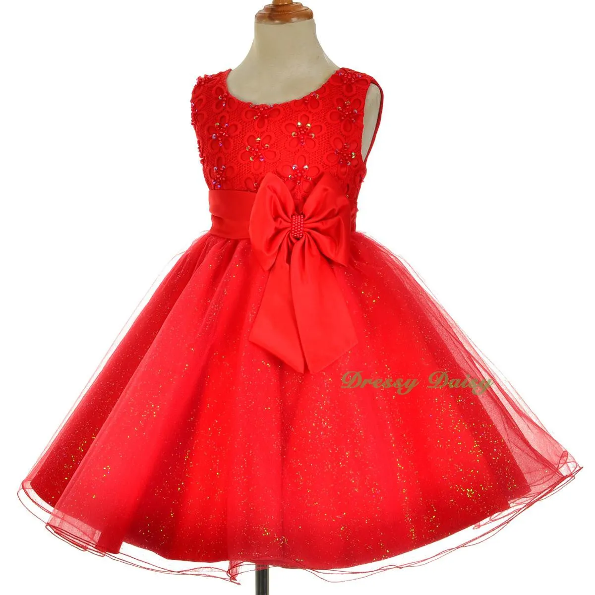 FG319 Bead Embellishment Flower Girl Dresses Pageant Party Occasion Dress Size 18 Months - 9