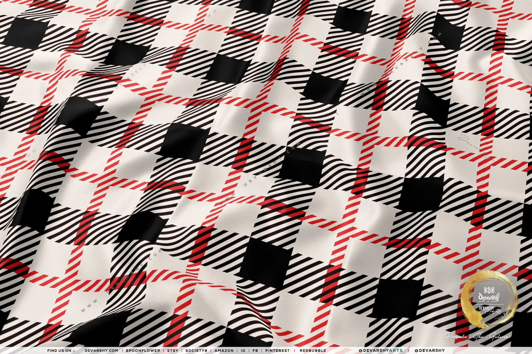 Gingham Checks Apparel Fabric 3Meters , 6 Designs | 8 Fabrics Option | Plaid Fabric By the Yard | 036