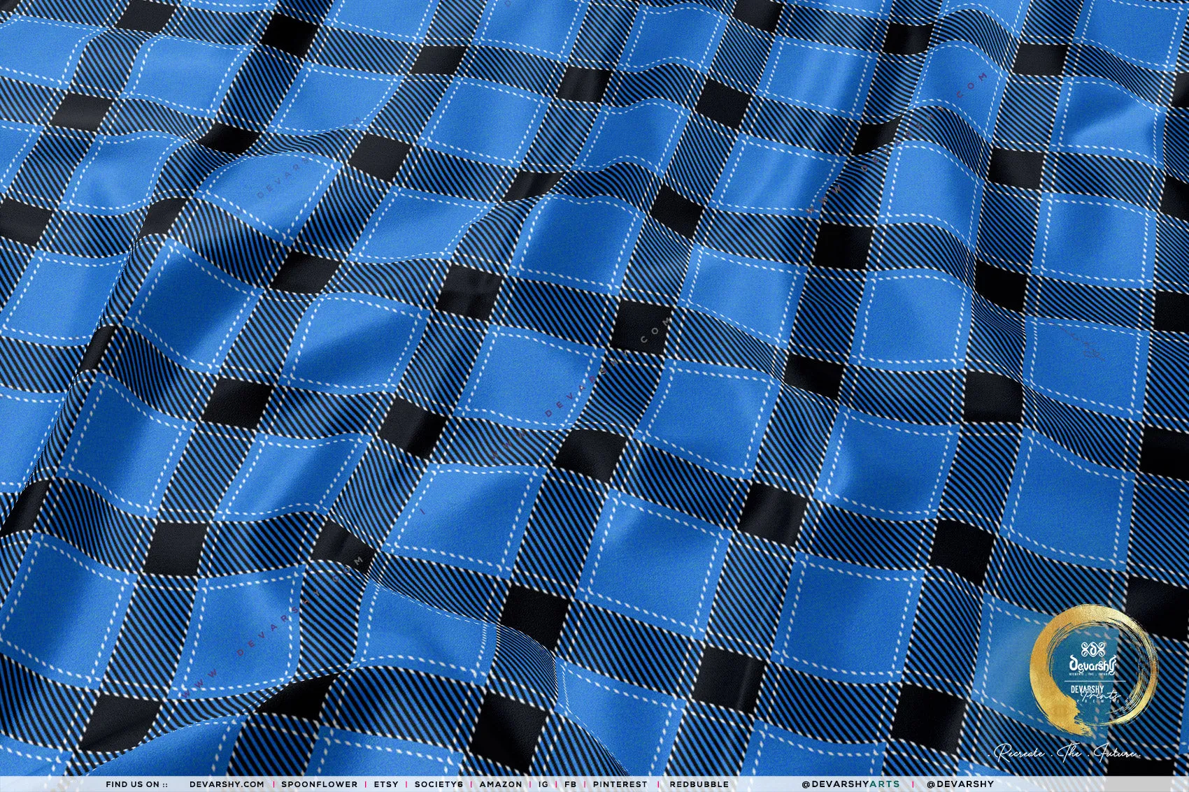 Gingham Plaid Apparel Fabric 3Meters , 6 Designs | 8 Fabrics Option | Checks Fabric By the Yard | 036