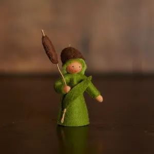 Handmade Wool Fairy - Sedge - Brown