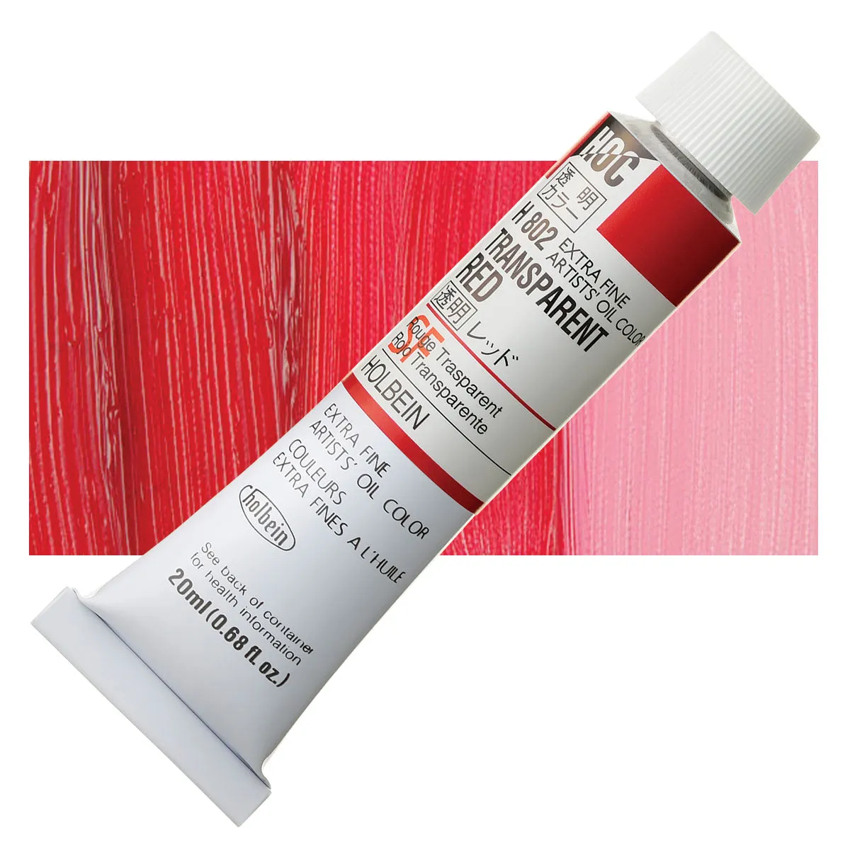 Holbein Artists Oil Colors Transparent Red 20Ml