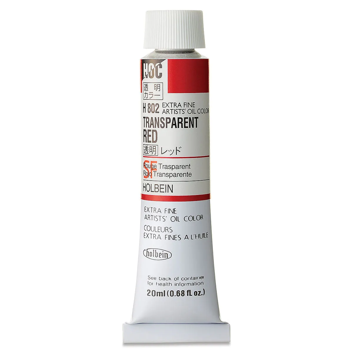 Holbein Artists Oil Colors Transparent Red 20Ml