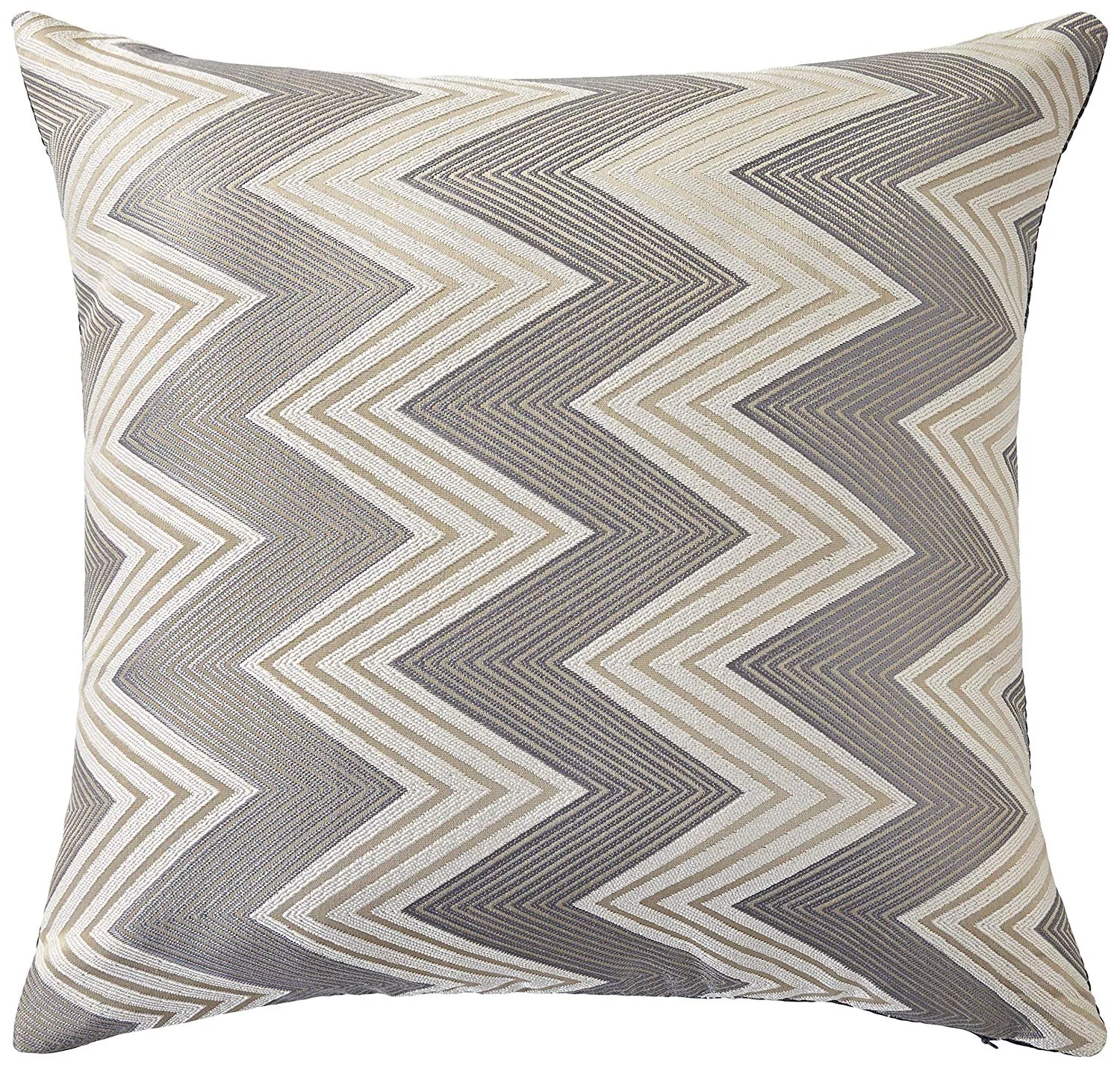 Indiana Chenille Chevron Design Decorative Throw Pillow Covers