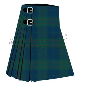 Lands End Blue Premium Tartan Kilt