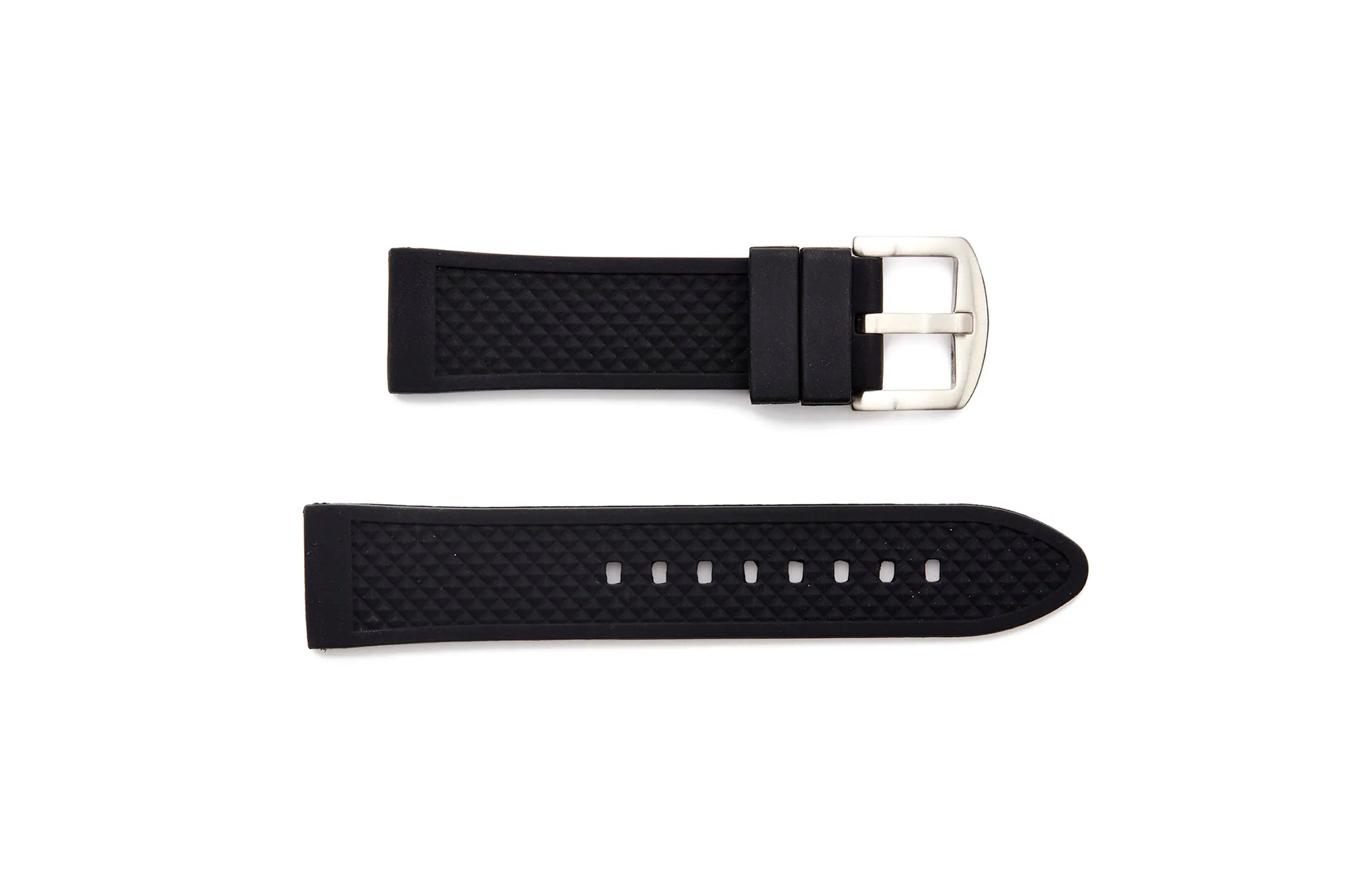 RUB-16  Locman Style Rubber Watch Band