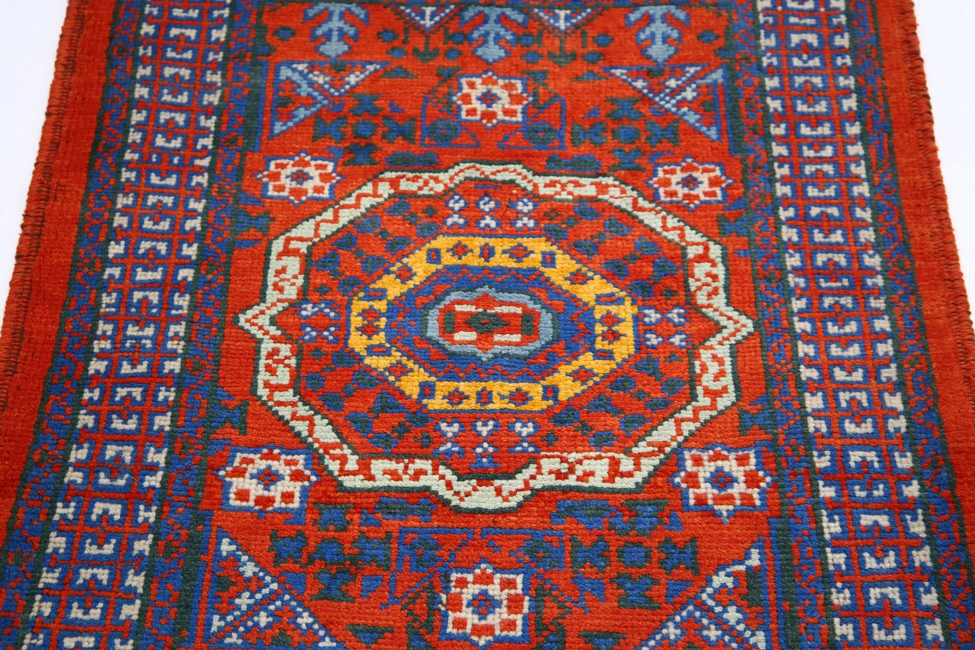 Rust Baluch Revival Hand Knotted Rug