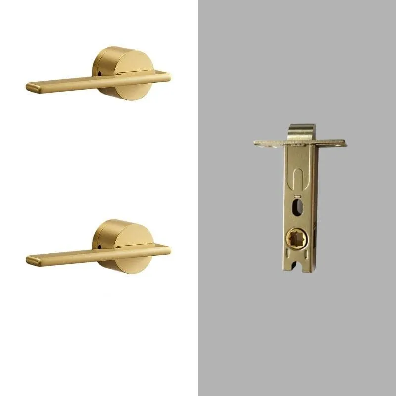 SABANI / Solid Brass Lever Door Handles & Lock Set