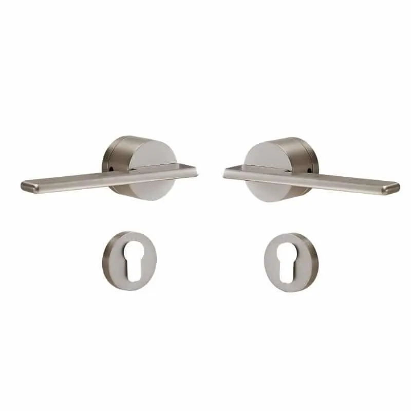 SABANI / Solid Brass Lever Door Handles & Lock Set