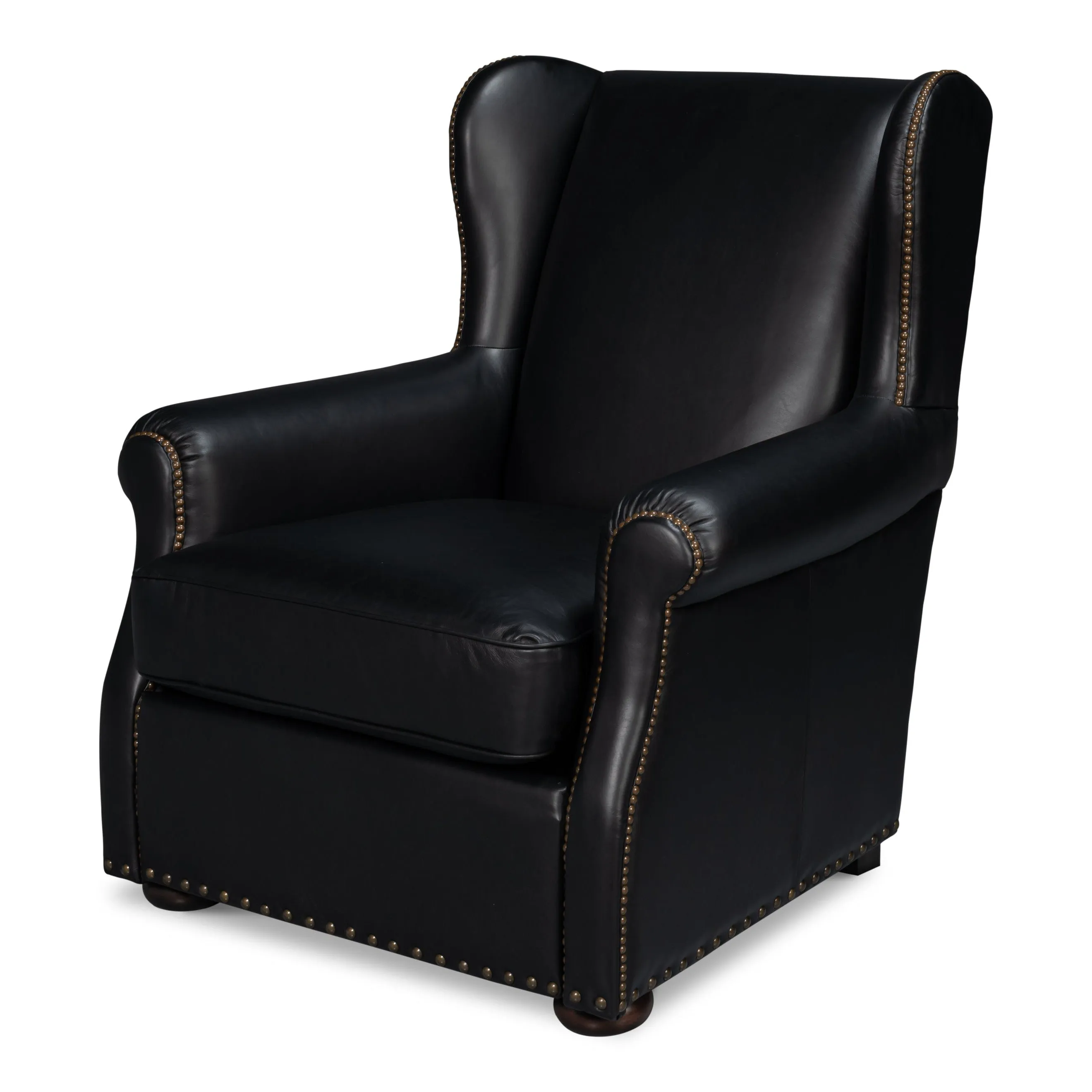 Sarreid - London Dry Accent Chair  Onyx Black - Black - Contemporary