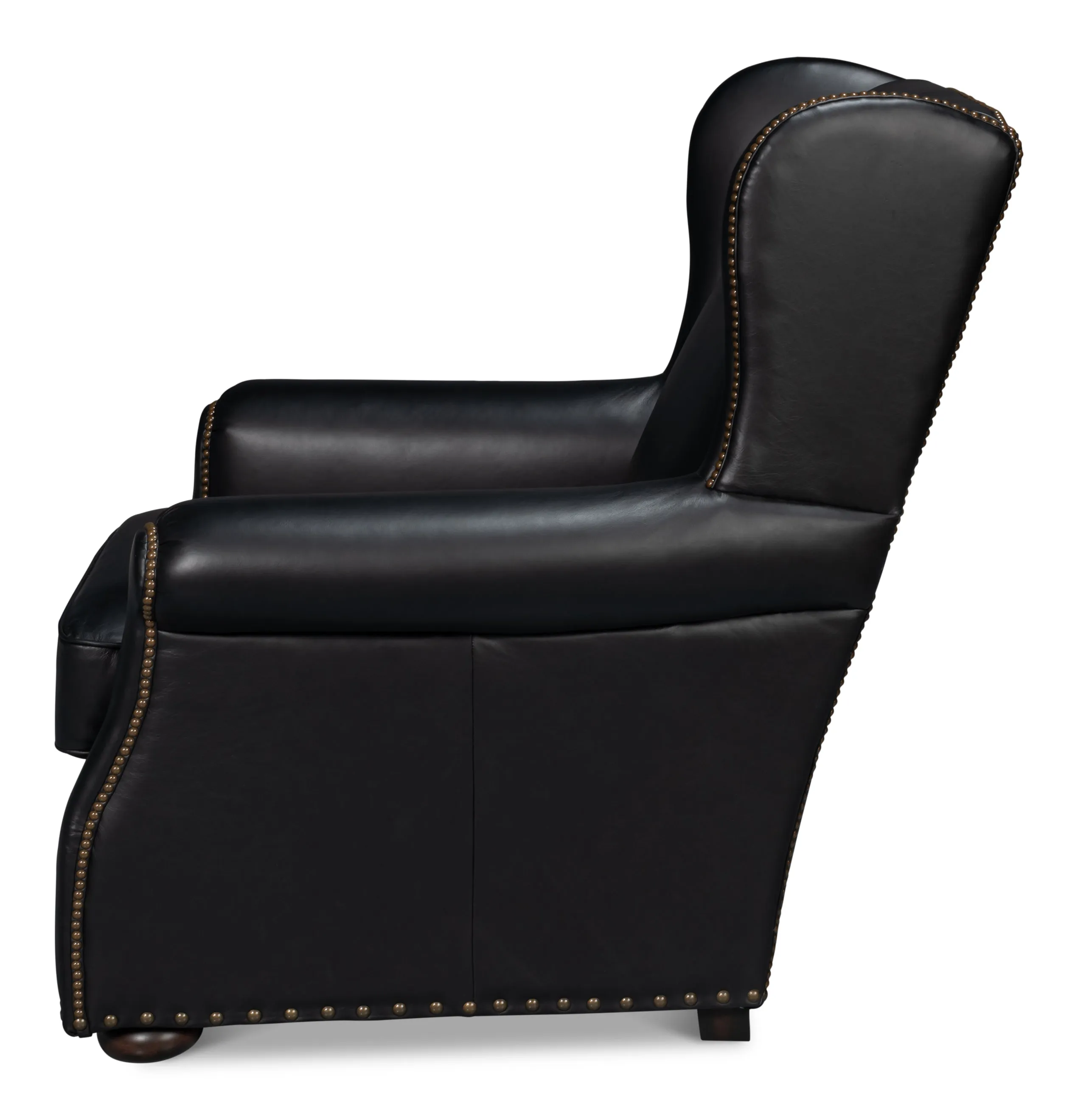 Sarreid - London Dry Accent Chair  Onyx Black - Black - Contemporary