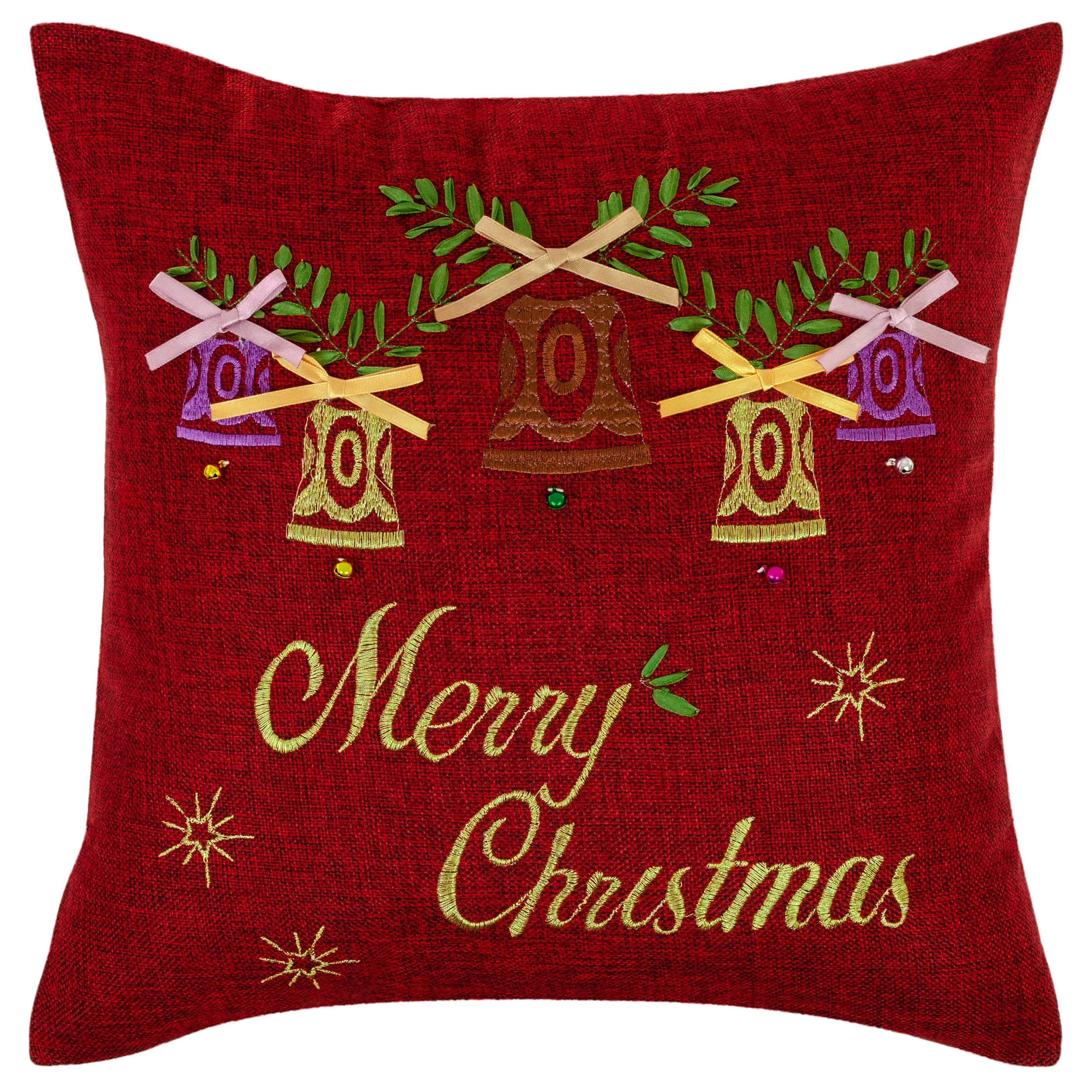 Seasonal Bells Decorative Throw Pillow Covers