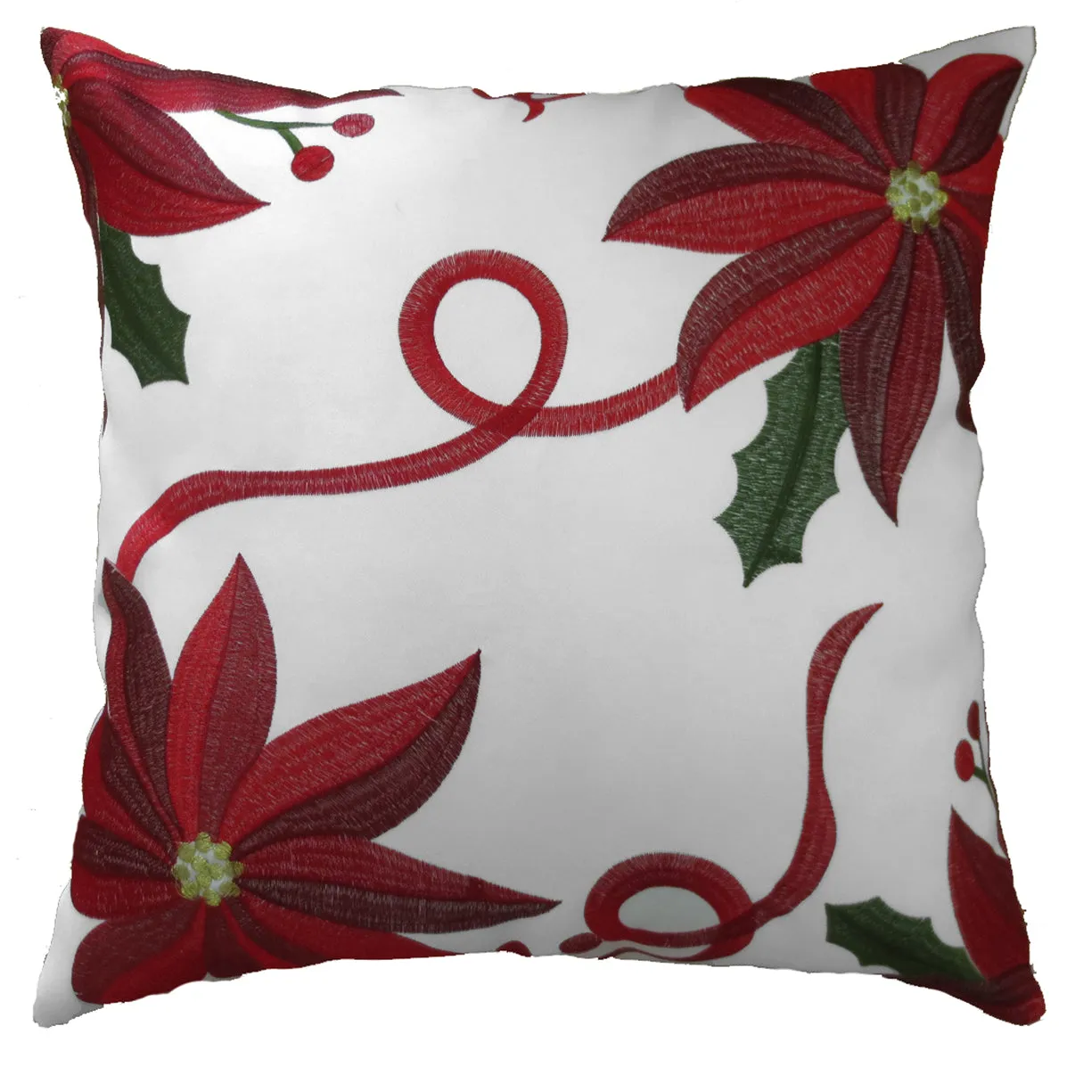 Seasonal Bloomy Decorative Accent Throw Pillow