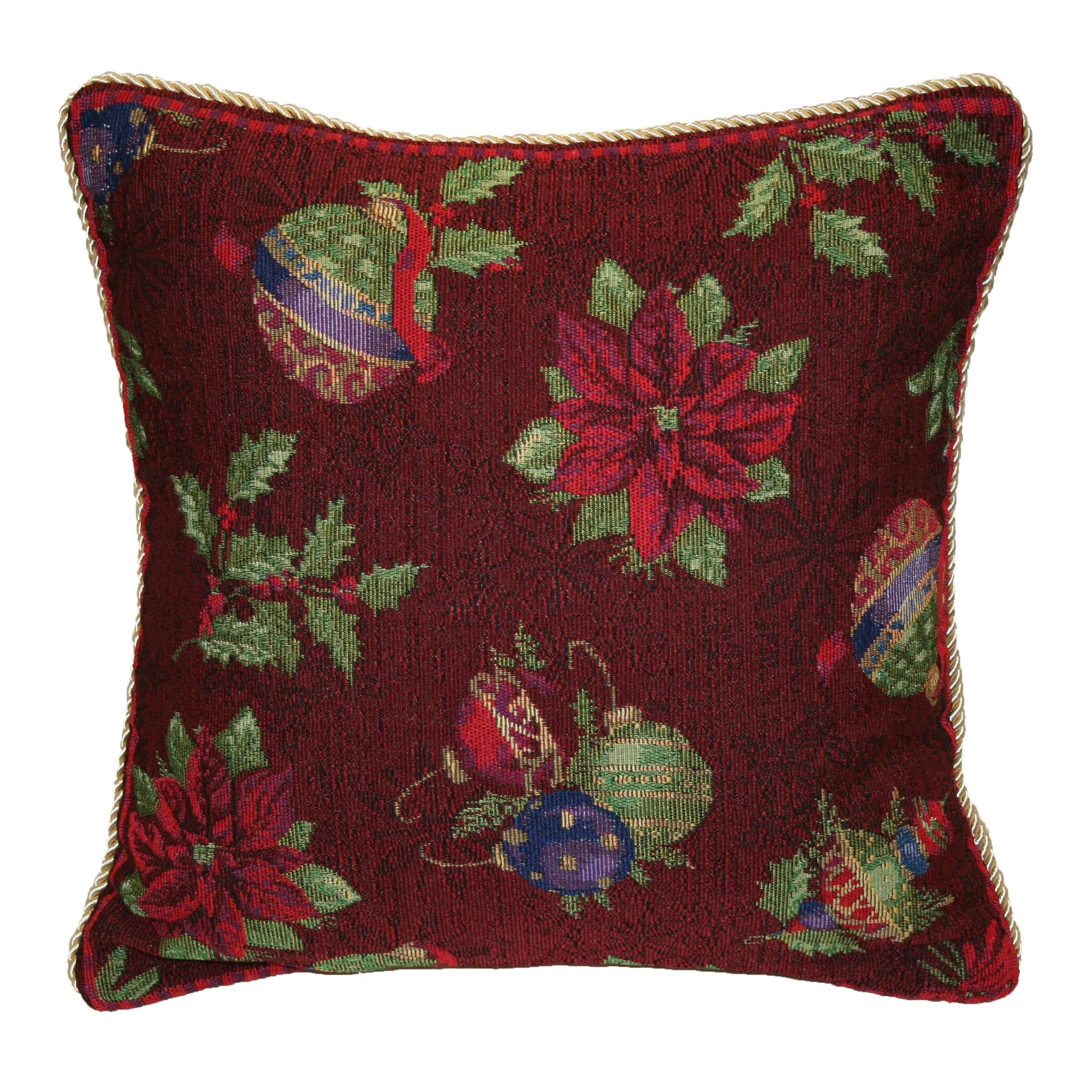 Seasonal Tapestry Xmas Decorative Throw Pillow Covers