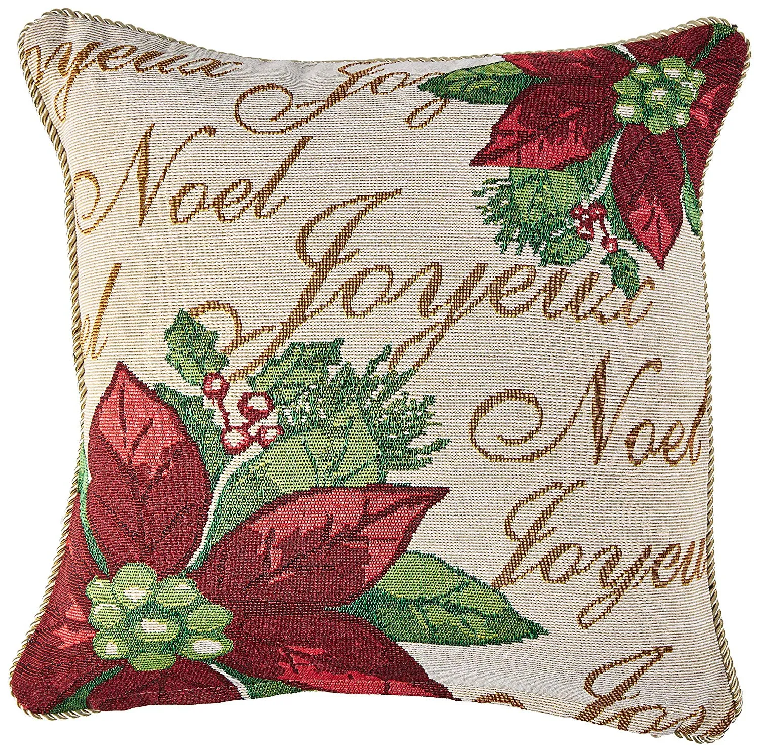 Seasonal Tapestry Xmas Decorative Throw Pillow Covers