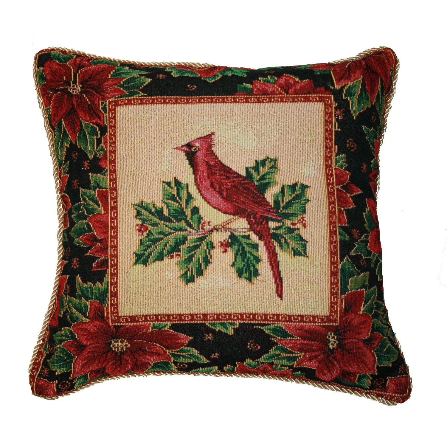 Seasonal Tapestry Xmas Decorative Throw Pillow Covers