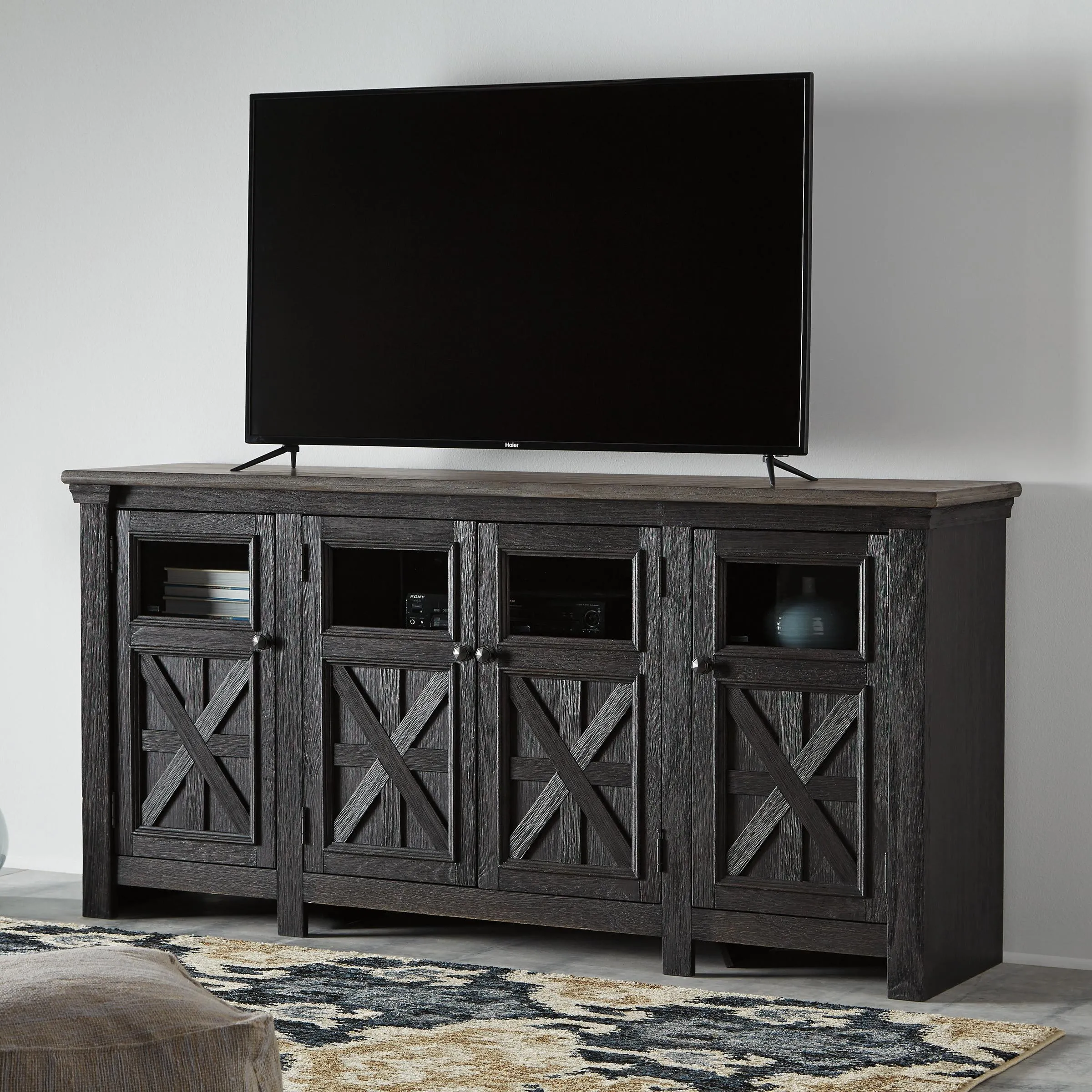 Signature Design by Ashley Tyler Creek TV Stand with Cable Management W736-68