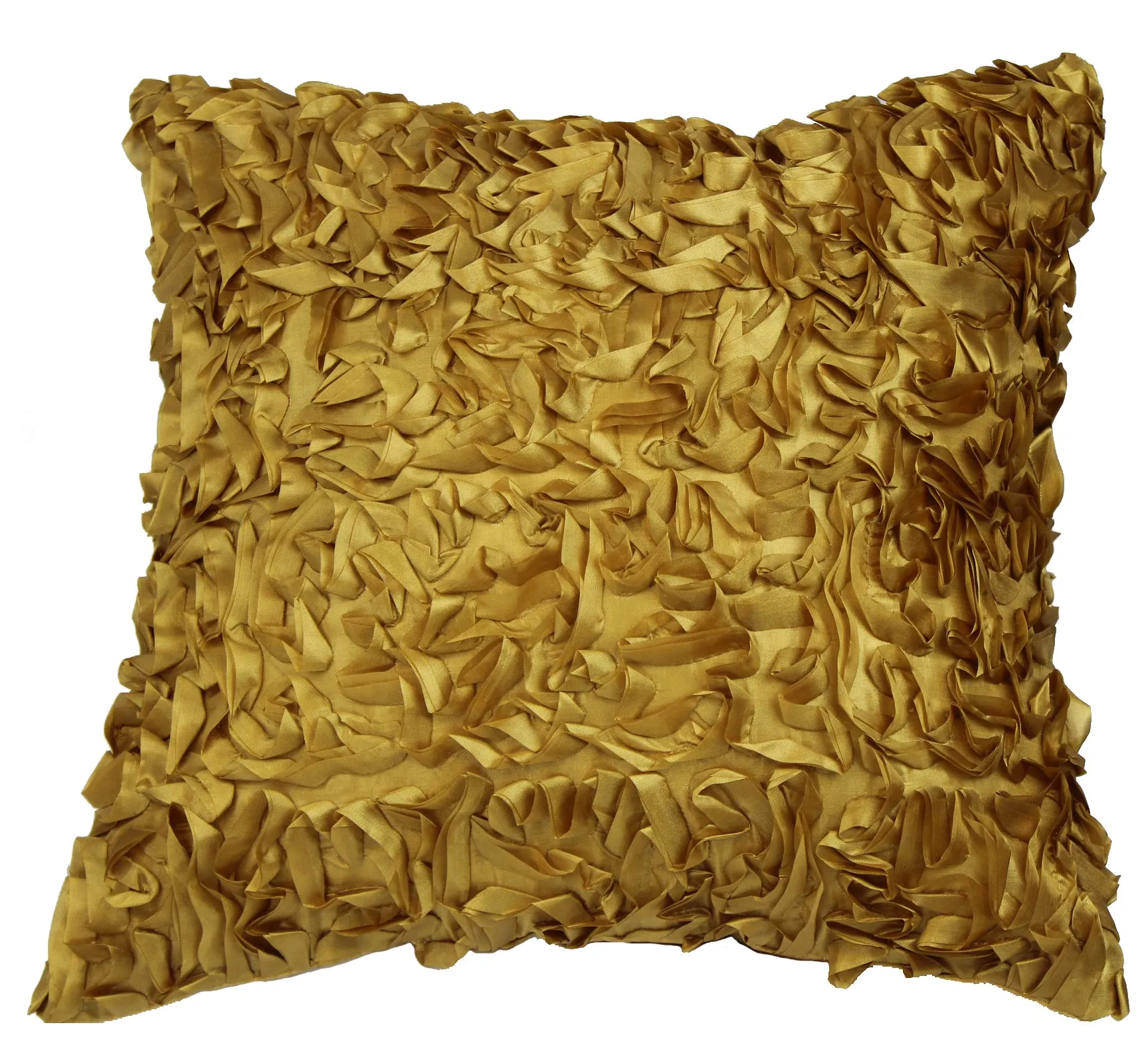 Silky Taffeta Abstract 3D Design  Decorative Throw Pillow Covers