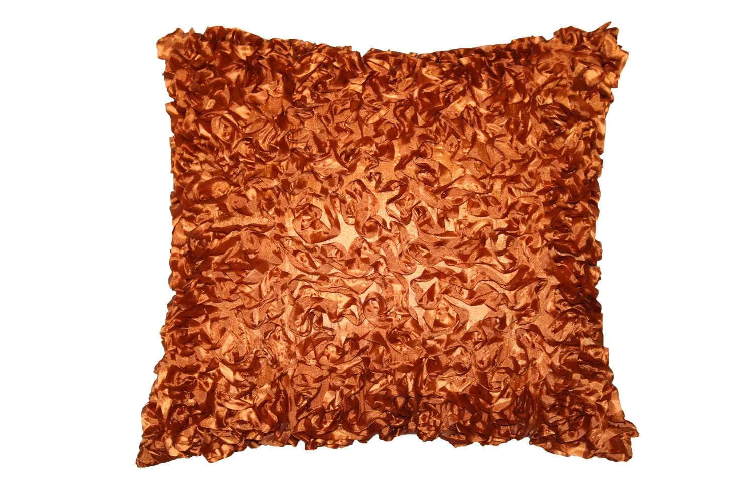 Silky Taffeta Abstract 3D Design  Decorative Throw Pillow Covers