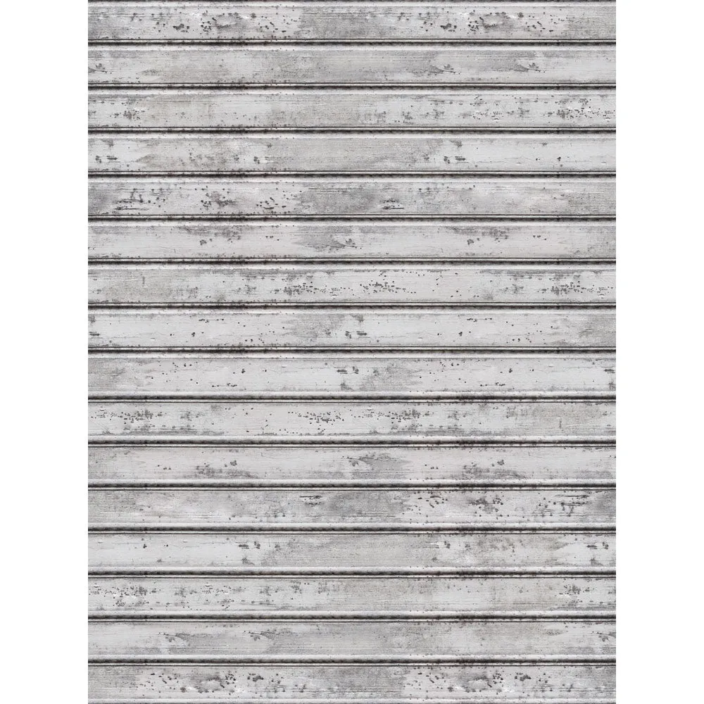 Skinny Gray Planks Printed Backdrop