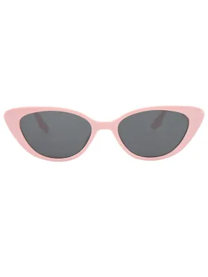 Slim Pink Catseye Vintage Style Sunglasses