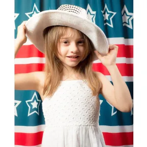 Vintage Stars & Stripes Printed Backdrop