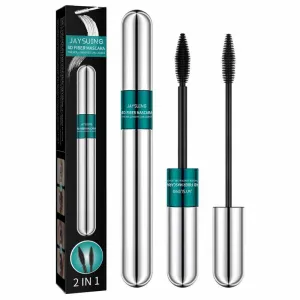 Volumizing Mascara 4D Thick And Curling Double-Effect Mascara Easy To Use Eye Makeup Tool For Longer Thicker Lashes