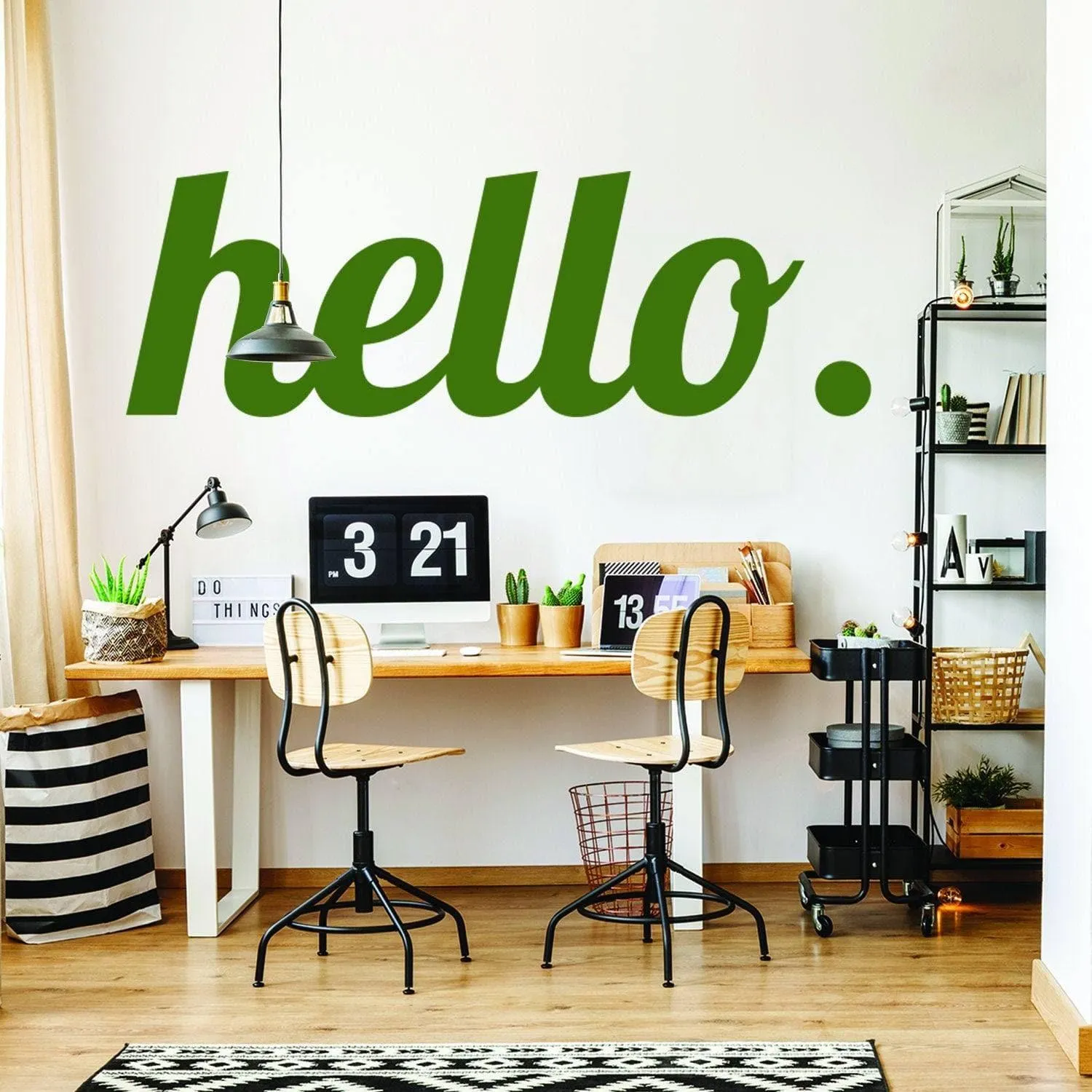 Welcome Vinyl Sticker - Sophisticated Front Wall Art Decal