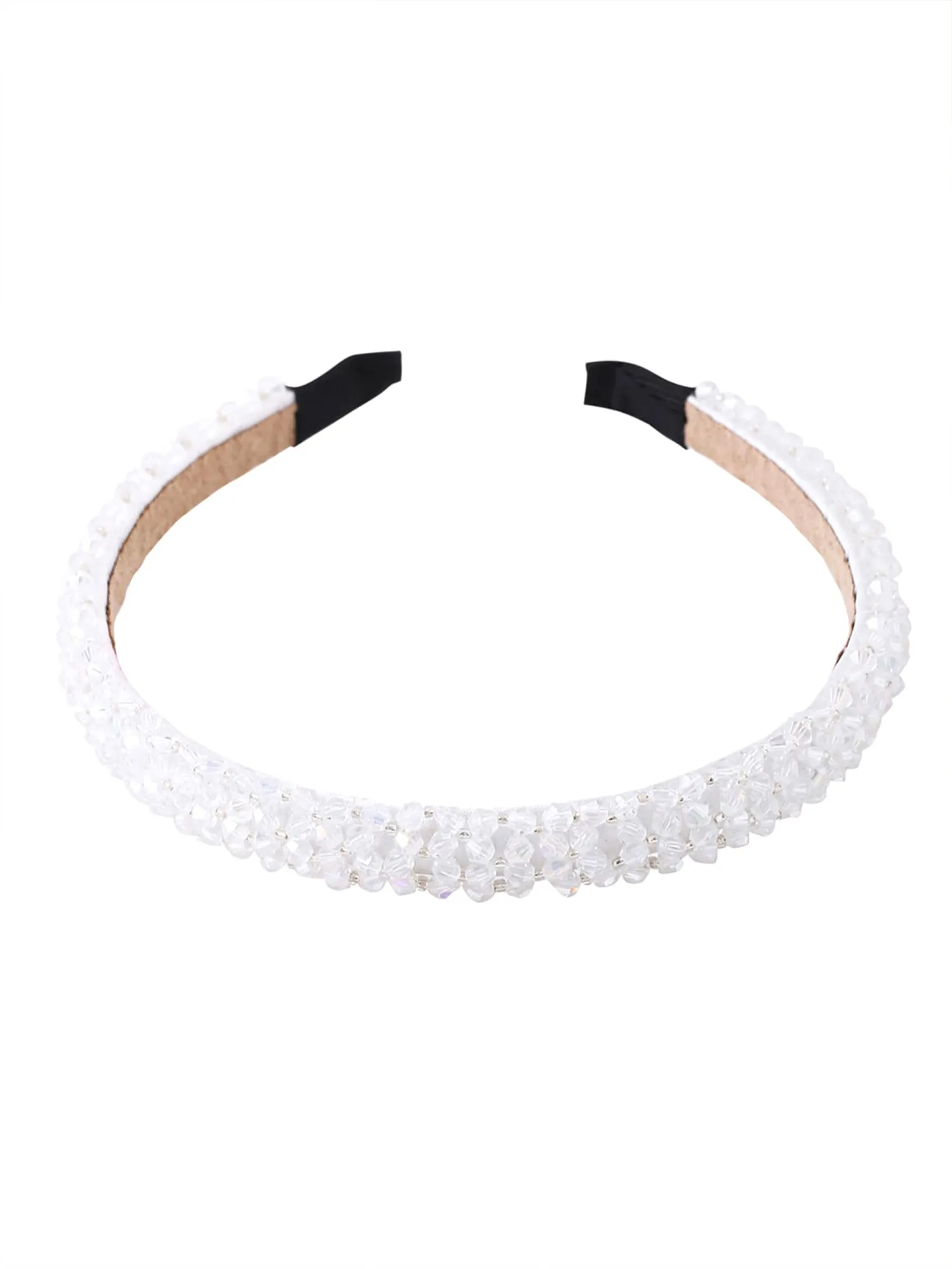 Yellow Chimes Hair Band for Women Girls Hair Accessories for Women Crystal Rhinestone Headband for Women Hair Band for Girls White Headband Hair Bands for Girls Hair Accessories for Women Gifts